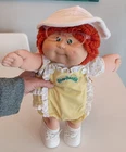 Vtg 1986 Cabbage Patch Kids Red Hair Green Eyes Glasses Orig. Clothes