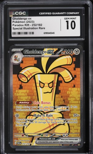 Gholdengo ex graded CGC 10 for sale on eBay