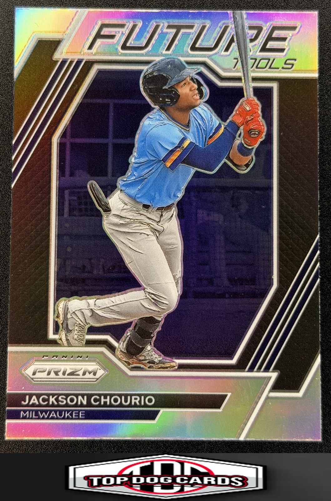2023 Panini Prizm #FT1 Jackson Chourio Future Tools Prizm Brewers