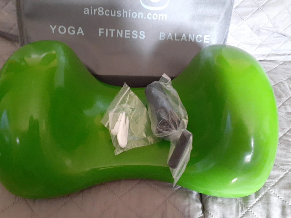 Cojín Air8 Multiusos YOGA Ejercicio Estabilidad Fitness y Equilibrio Verde Mediano Foto 3 de 4