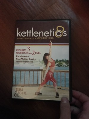 KETTLE Bell K-BELL Kettlenetics 4 DVD WORKOUTS + FREE Slim & Tone