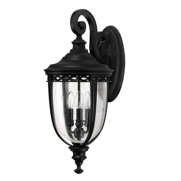 Elstead English Bridle AußEn-Wandleuchte E14 3-Fach 62Cm Schwarz IP44-image