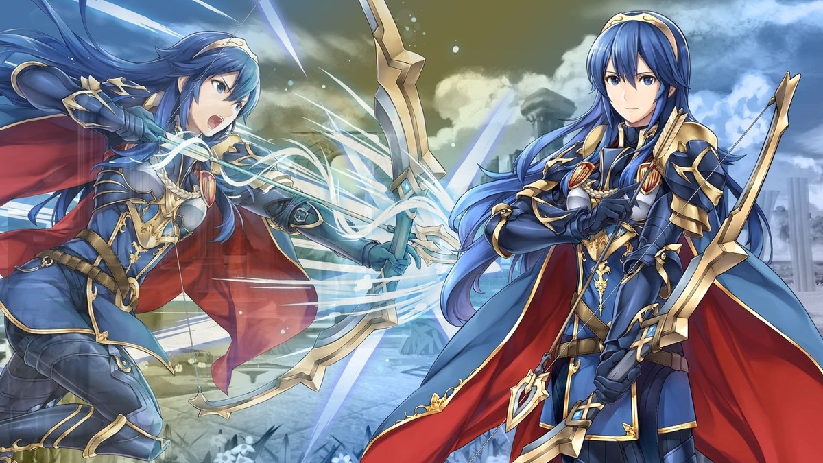 ルキナ プレイマット Anime lucina fire emblem girls bow archer fantasy girl Playmat