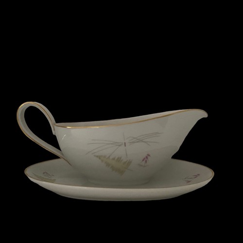 VTG Hutschenreuther-Selb-Gravy Boat with Underplate Tree Bavaria - Picture 2 of 8