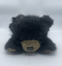 The Bearington Collection Black and Tan Bear Plush 12  