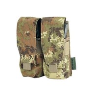 Tasca Porta Caricatori Softair Molle M4+AK Doppia Defcon 5 Vegetato D5-M4AK Vi