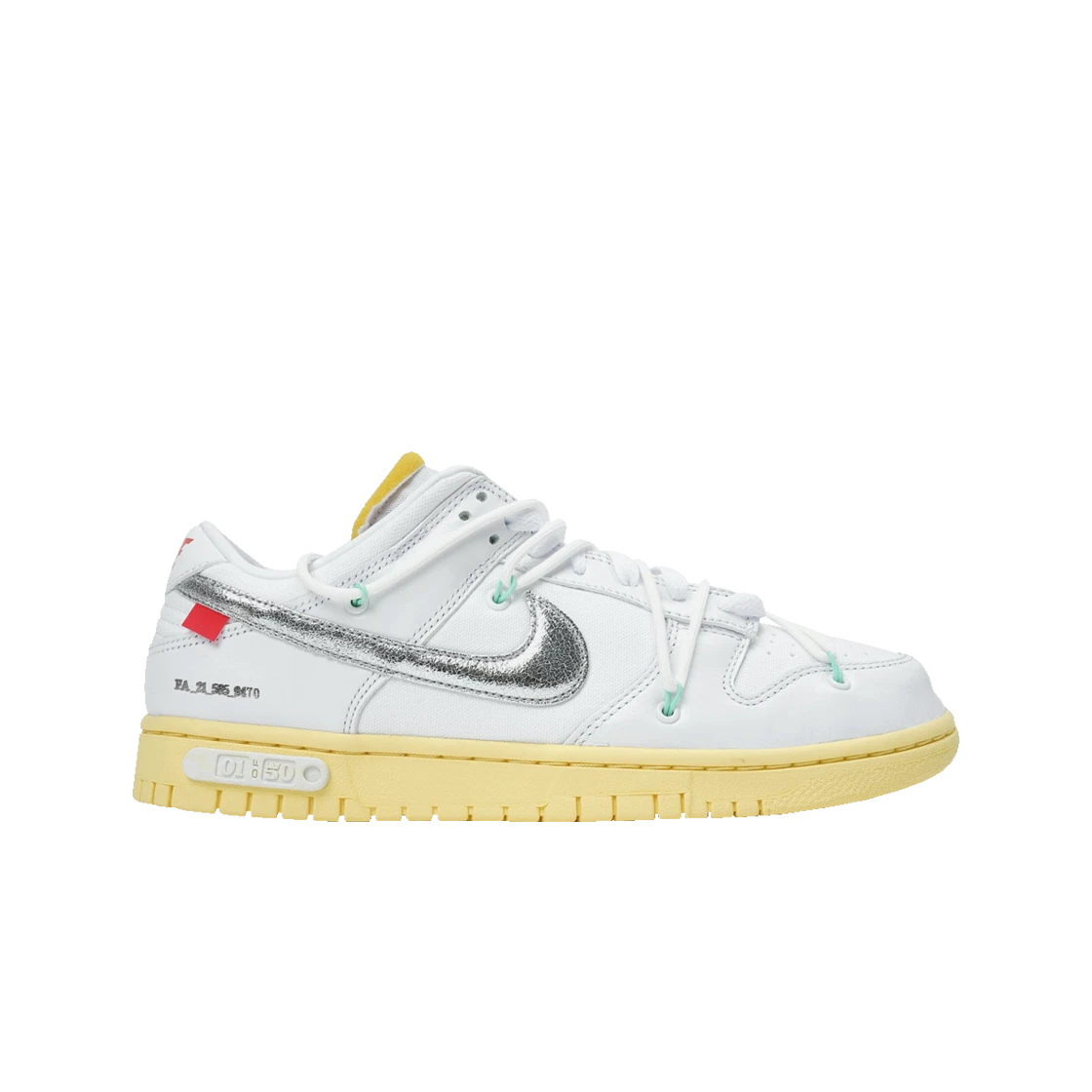 Nike x Off White Dunk Low The 50 Lot 1 DM1602-127 Mens Sneakers | eBay