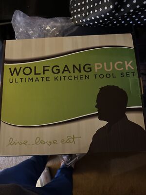 WOLFGANG PUCK ULTIMATE KITCHEN TOOL SET Blue  BRAND NEW
