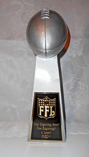  FANTASY FOOTBALL 15"  LOMBARDI SUPER BOWL TROPHY  FREE ENGRAVING!!