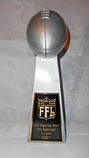  FANTASY FOOTBALL 15"  LOMBARDI SUPER BOWL TROPHY  FREE ENGRAVING!!