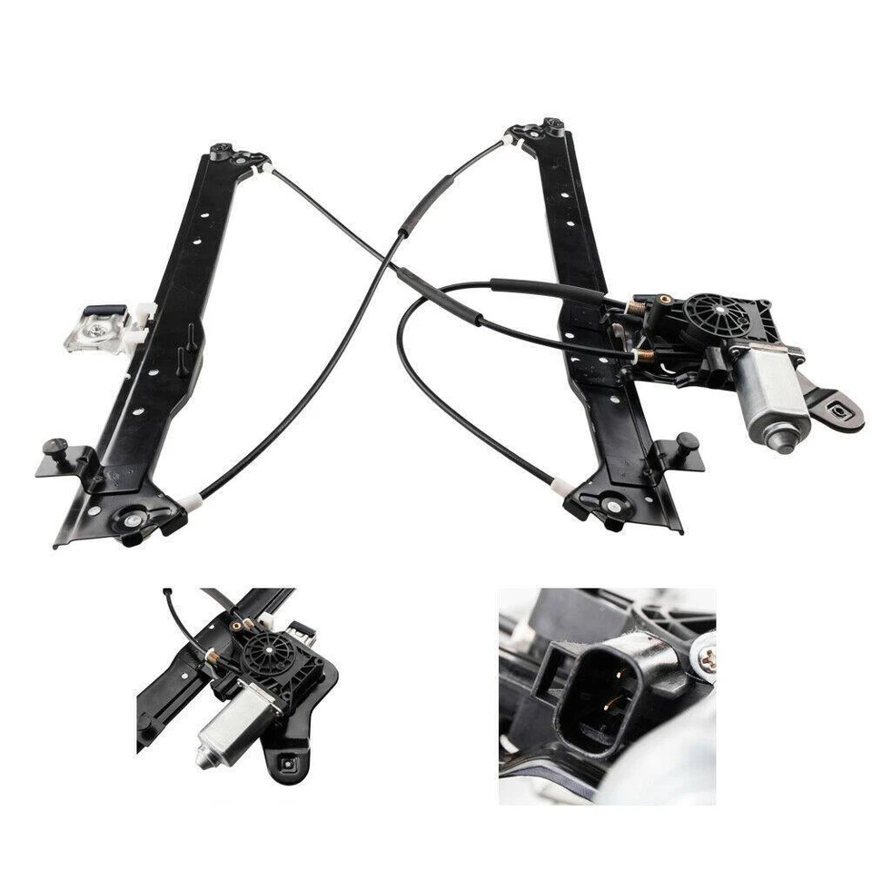 Rear Driver Left Power Window Regulator + Motor for GMC Chevy Silverado 2001-07