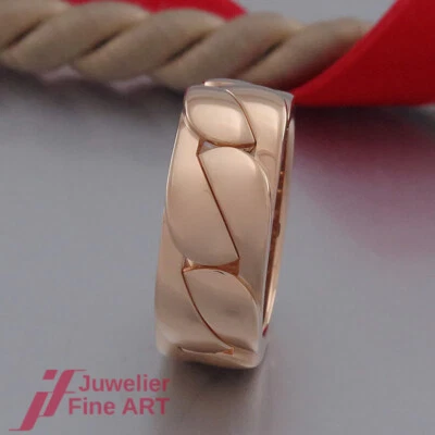 CARTIER Ring - La Dona Kollektion- ohne Besatz - 18K/750 Gelbgold- Panzer-Muster - Bild 1 von 4