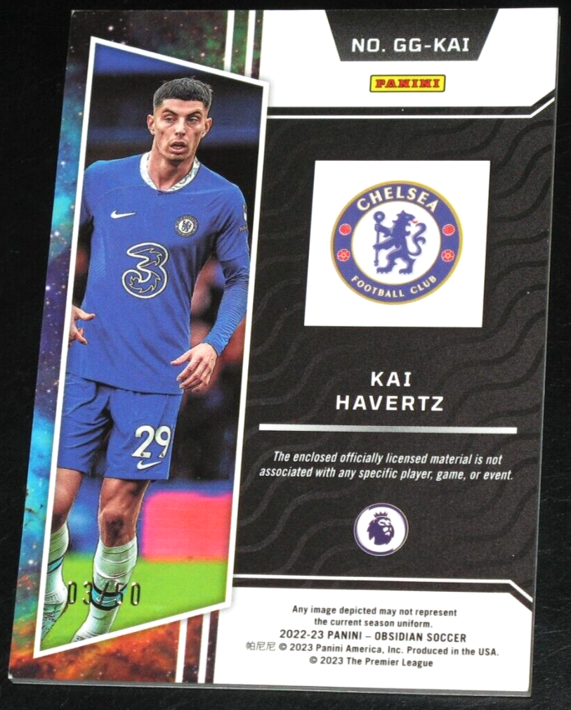 2022-23 Panini Obsidian - Galaxy Gear Relics Kai Havertz #GG-KAI