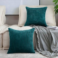 Crushed Velvet Filled Cushions 18"x18" OR Cushion Covers 45 x 45 cm Sofa Pillows