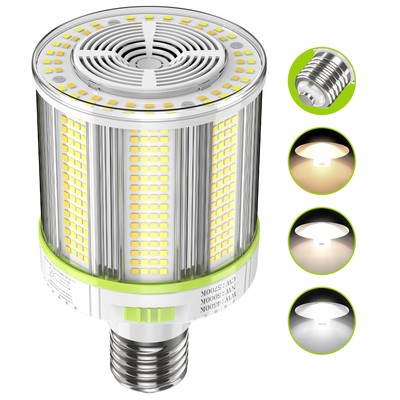 Watt&CCT Adjustable 100W E39 LED Corn Cob Bulb Light Warehouse Garage High Bay