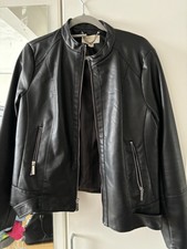 Ladies Faux Leather Jacket Size 14