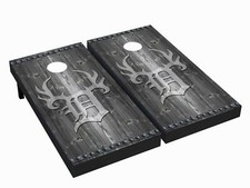 Deer Wood Cornhole Board Wrap LAMINATED Wraps Decals Vinyl skin 85