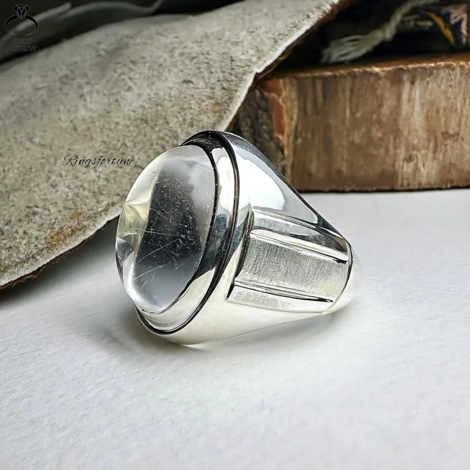 正品 Dur Al Najaf 石戒指 Dur e Najaf 戒指 什叶派戒指 石英 Najaf 石 — 第 2/3 张图片