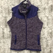 Snozu Women's Size Small The Platinum Collection Full Zip Vest, Purple