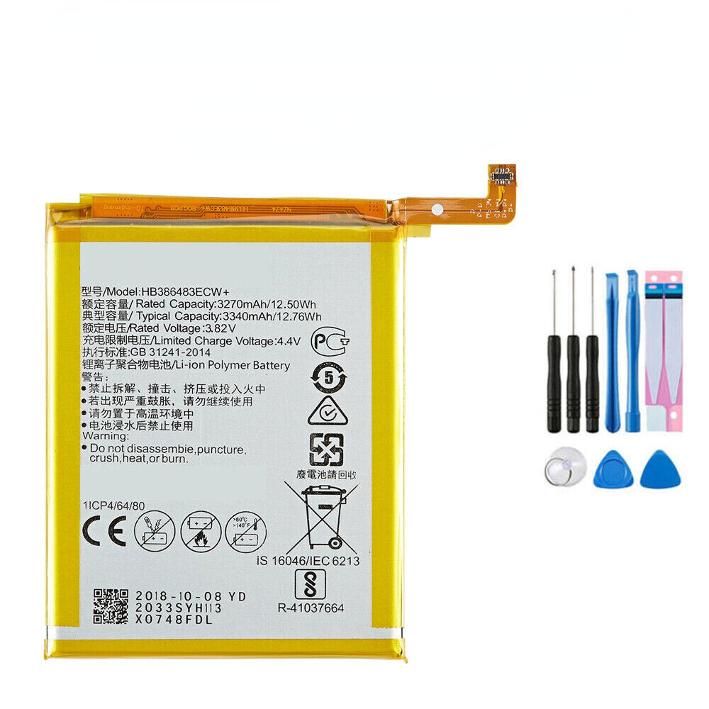 New HB386483ECW+ Good quality Replacement Battery For Huawei Honor 6X BLN-L24