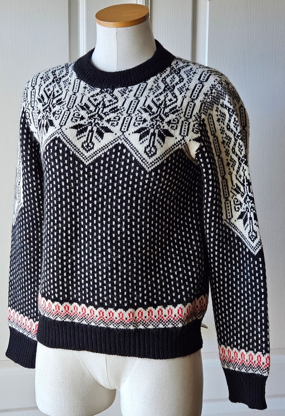 RARE & NEW Weekend Max Mara S Small Black Wool Alpaca Knit Jumper Sweater NWT