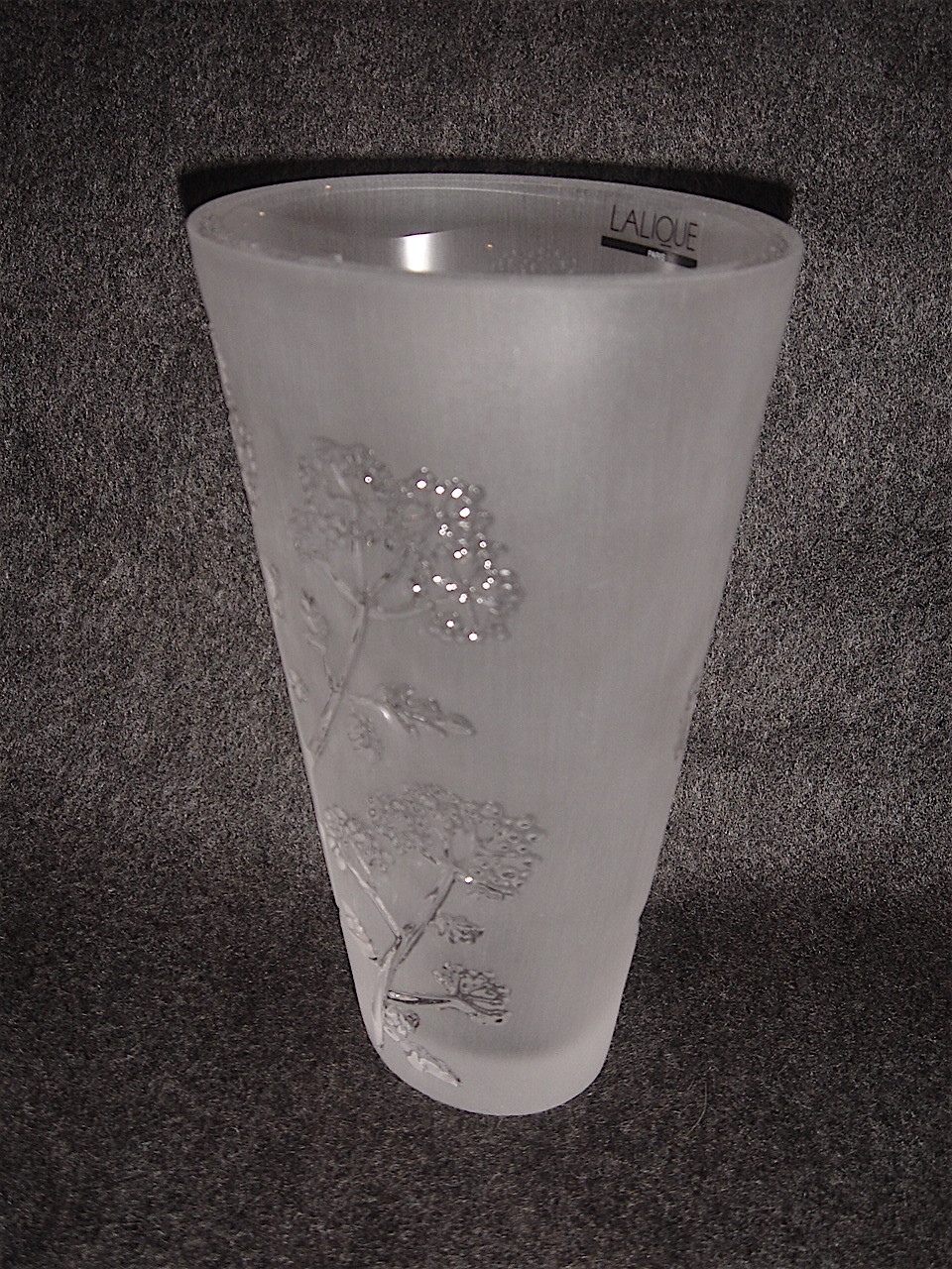 Lalique OMBELLES Small Vase/Collectible eBay