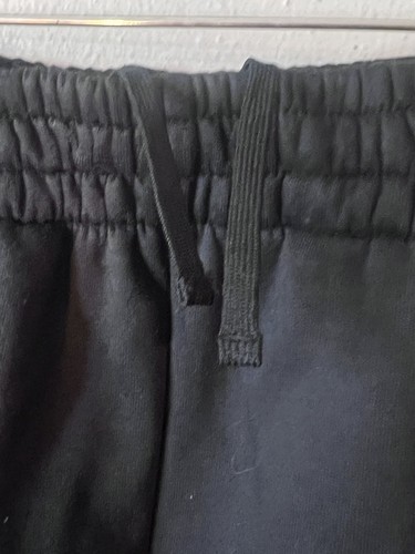 Adidas Boys Athletic Joggers Size 10 Black with 3 White Stripes New/Tagsi - Picture 7 of 11