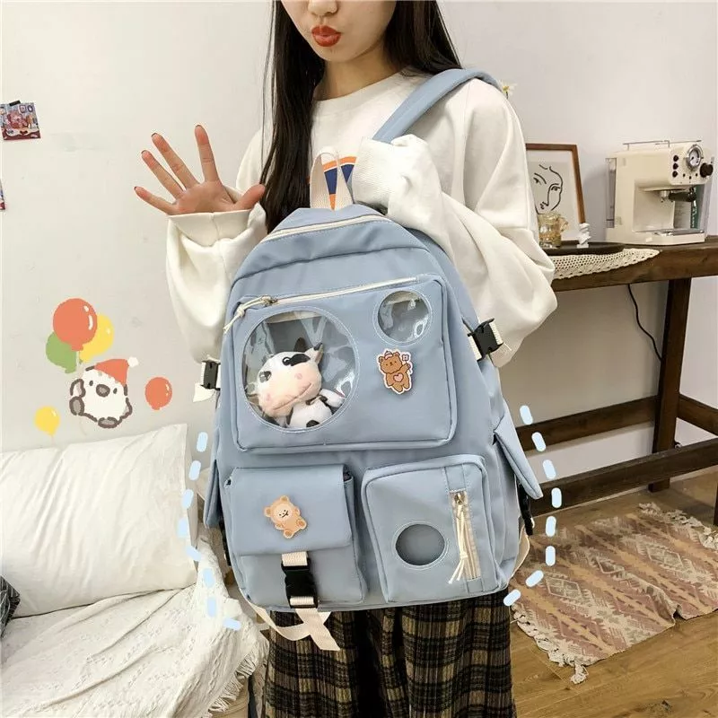 Mini sac à dos en Pu pour fille, avec motif de dessin animé