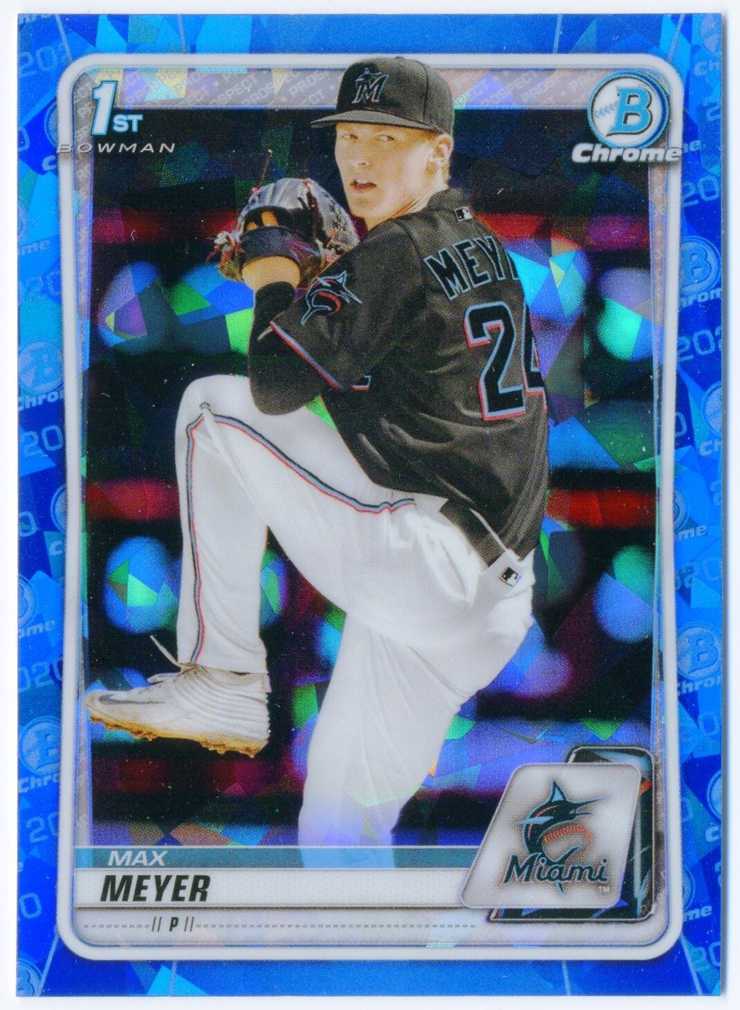 2020 Bowman Draft Sapphire MAX MEYER BD-50 FBC First Bowman 1st Marlins Prospect
