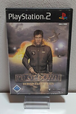 Playstation 2 PS2 Spiel Pilot Down: Behind Enemy Lines OVP+Anleitung A7759