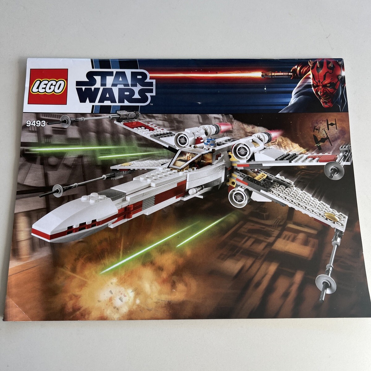 LEGO Star Wars X-Wing Starfighter 9493 Manual Instructions Only | eBay