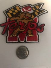 University of Maryland Terrapins Vintage Embroidered Iron On Patch 2.5  X 2.25  