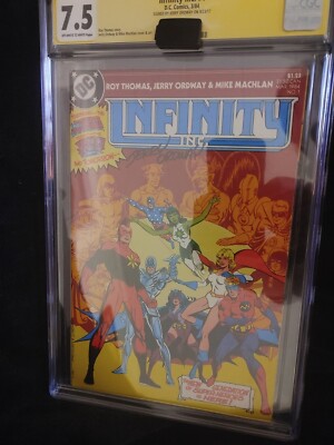Infinity, Inc.: The Generations Saga #1 (DC Comics) Sighed By Jerry Ordway 7.5