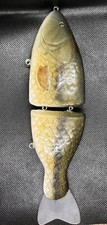 Handmade Wooden Glide Bait— Comes with two treble hooks