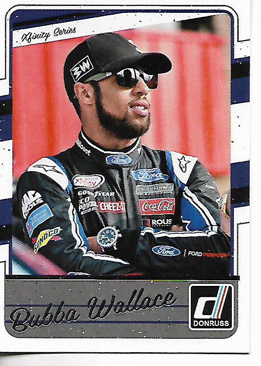 2017 Donruss Bubba Wallace Card #80