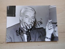 Johannes Heesters autograph signed 13x18 press picture b/w