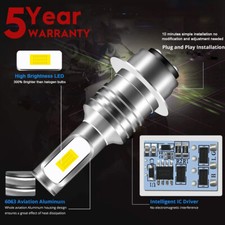 2 6000K LED light bulb BF for Kubota L-Series L2600 L2800 L2900 tractor headlamp
