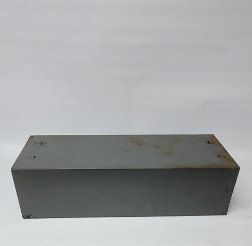 24" Safe-T Stak Gray Metal File Catalog Card Vintage Shop Drawer File Stacking - Picture 4 of 10