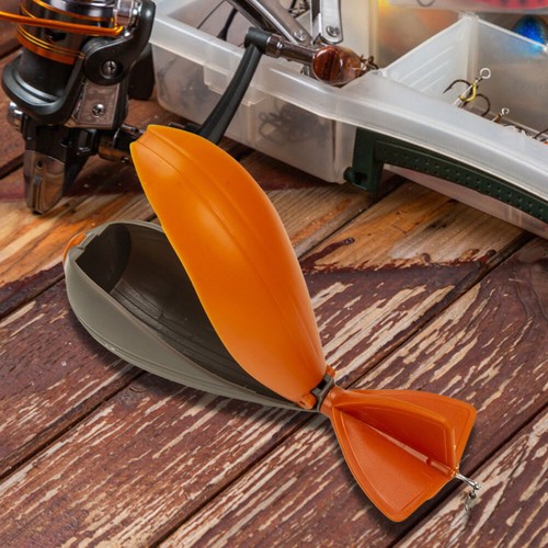 Bait Thrower Carp Feeder Float Lure Bait Holder Fishing Feeder Nesting Tool (L) - Picture 6 of 11