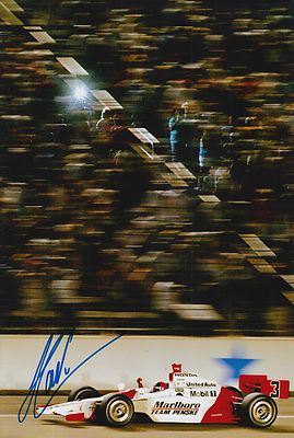 Helio Castroneves handsigniertes 12x8 Foto Indy 500 Legende 6.