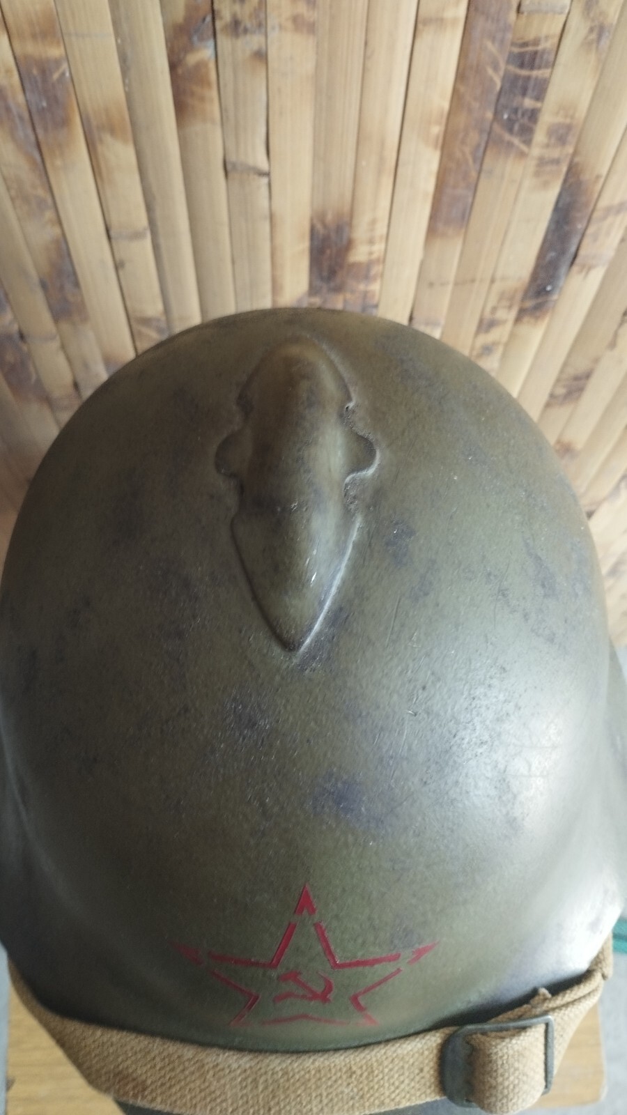 Soviet WWII RKKA SSh-36 Helmet, Size 3, restoration — image 5
