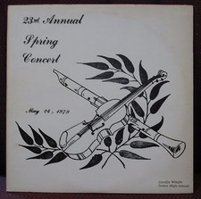 ORVILLE WRIGHT JUNIOR HIGH (Westchester, CA) 1979 Spring Concert LP Vinyl Record