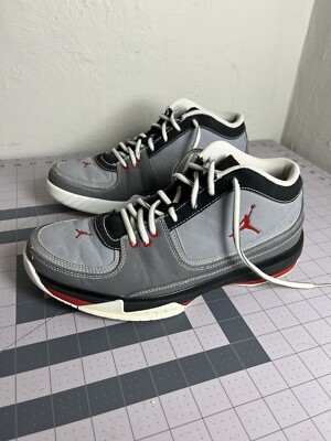 Air Jordan Team ISO Zoom Low Gray Men's Size 10.5 Basketball Shoe