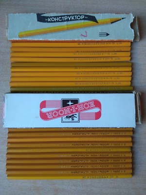 Vintage Colectible Set Pencil Designer USSR Soviet Koh-I-Noor Hardtmuth