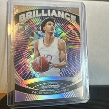 2024 Panini Prizm Draft Picks - Brilliance Silver Prizm #5 Zaccharie Risacher 