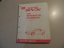 1992 Subaru SVX Transmission Differential AWD Workshop Manual Volume 3