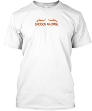 Erickson Air Crane Tee T-Shirt Made in the USA Size S to 5XL