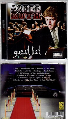 Guest List by Asher Roth (brand new and sealed CD, 2012)