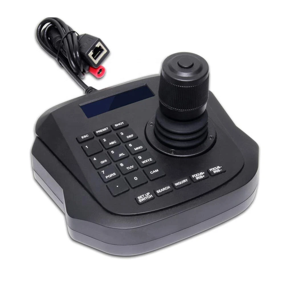 DAHUA HIKVISION 4D PTZ Keyboard Controller Joystick IP PTZ LCD ONVIF IP NETWORK