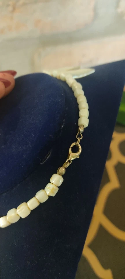 Halskette Collier Spikes Von Perlmutt Schick - Bild 4 von 4